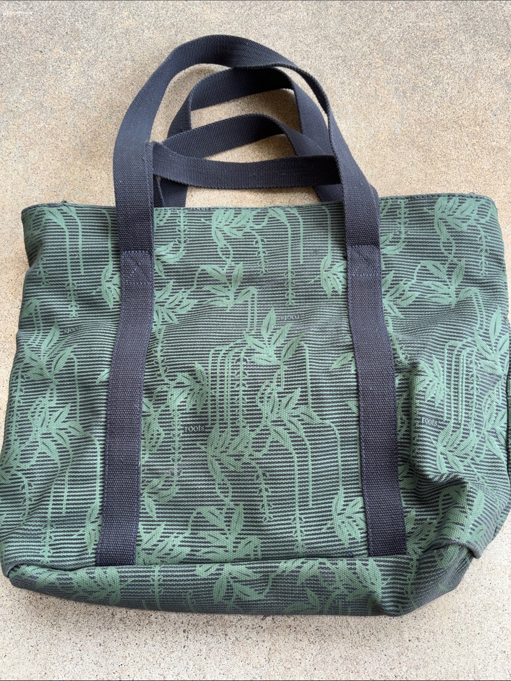 Roots large canvas tote bag